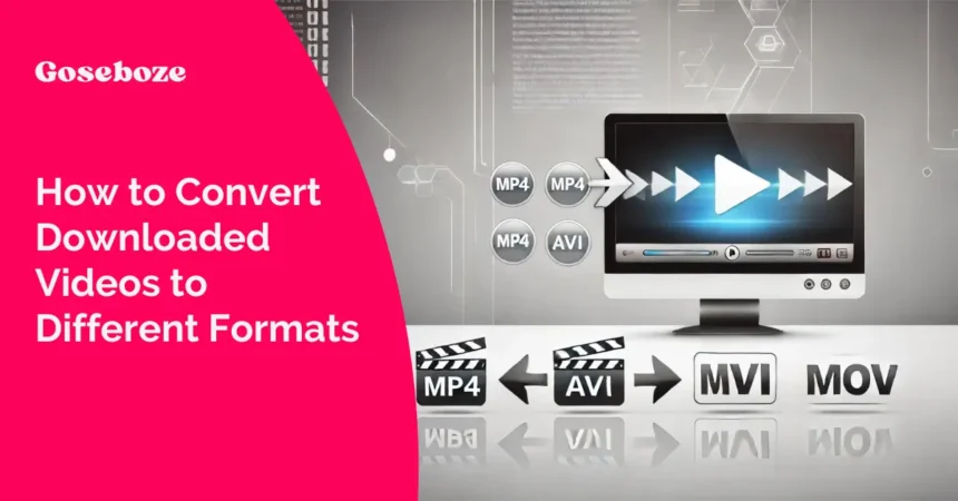 How to Convert Downloaded Videos to Different Formats