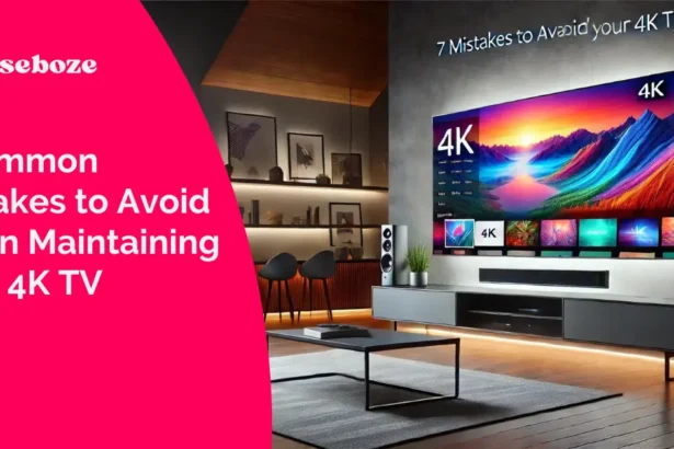 7 Common Mistakes to Avoid When Maintaining Your 4K TV