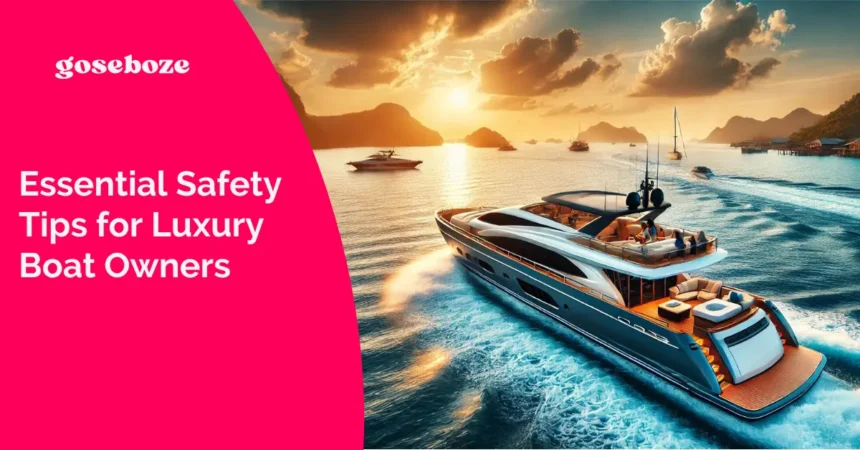 Essential Safety Tips for Luxury Boat Owners