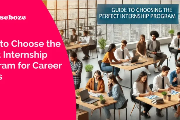 How to Choose the Right Internship Program for Career Goals