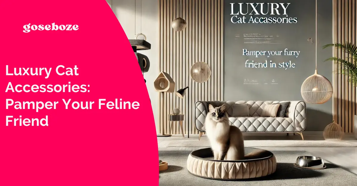 Cat Accessory Luxury Cat Accessories: Pamper Your Feline Friend - GoseBoze