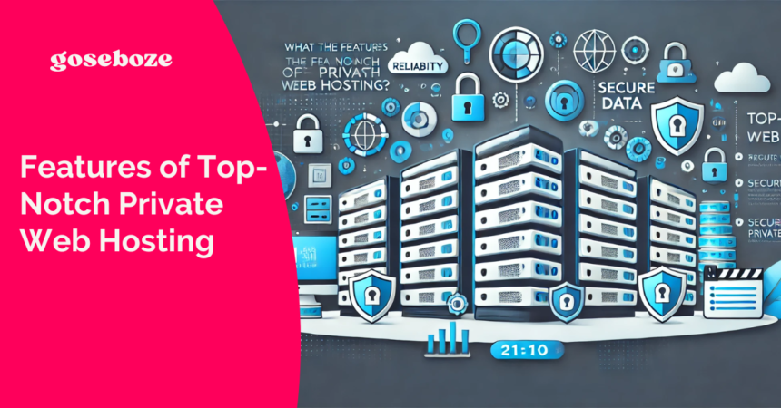 Features of Top-Notch Private Web Hosting