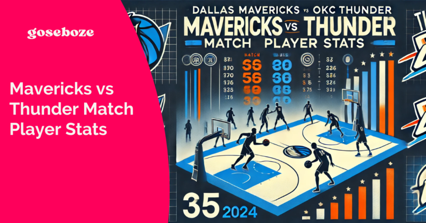 Dallas Mavericks vs OKC Thunder Match Player Stats