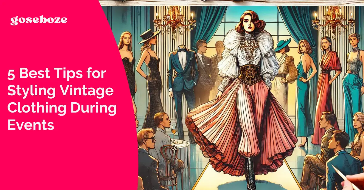 Best Tips for Styling Vintage Clothing During Events