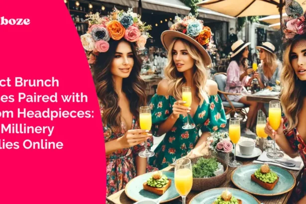 Perfect Brunch Dresses Paired with Custom Headpieces