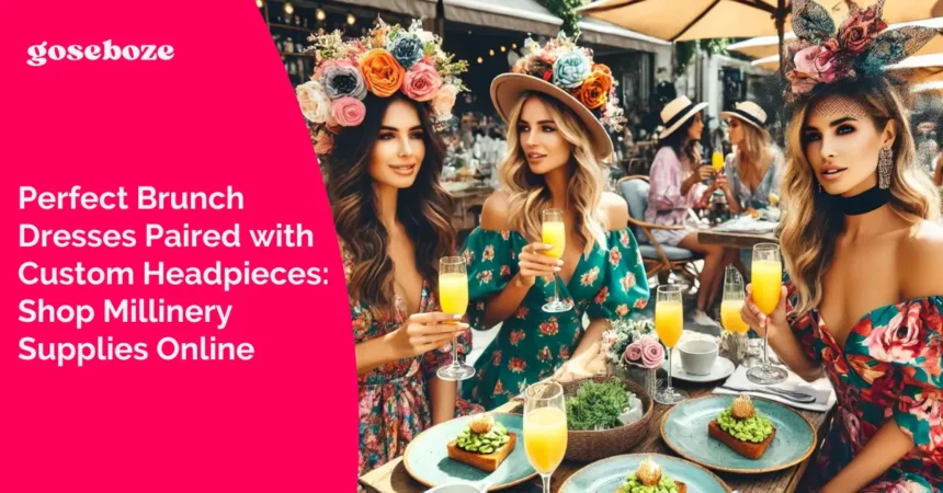 Perfect Brunch Dresses Paired with Custom Headpieces