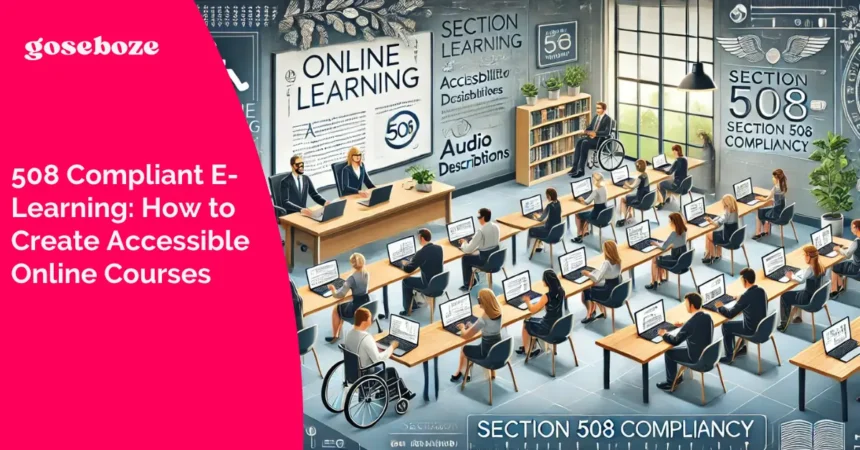 508 Compliant E-Learning