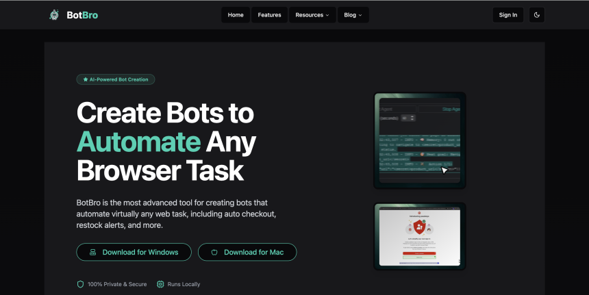 botbro login
