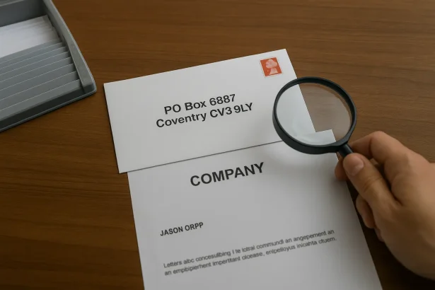 PO Box 6887 Coventry