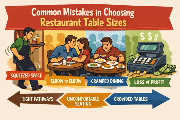 Common Mistakes People Make When Choosing Restaurant Table Sizes