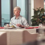 Man's Seating Choices in His Restaurant